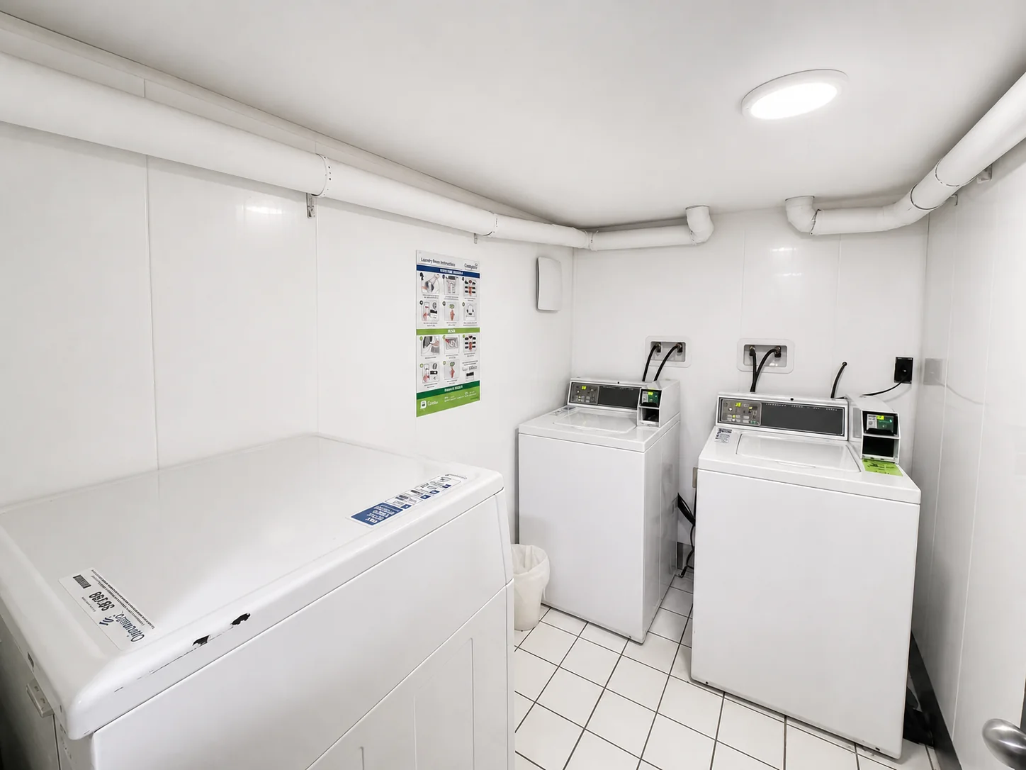 On-site laundry room
